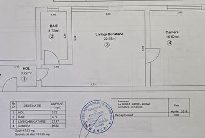 Apartament 2 camere de vanzare - | 47,53mp utili |Centru Istoric Sibiu - 16