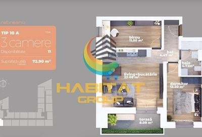 Apartament cu 3 camere decomandat în 1 Decembrie 1918 - 4