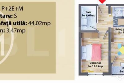 Apartament cu 2 camere decomandat în Central