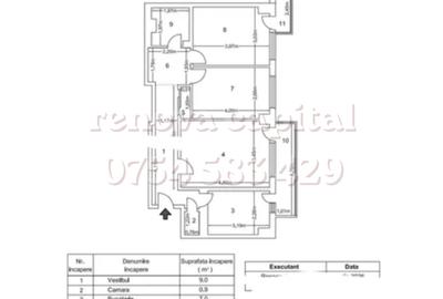 Apartament cu 3 camere decomandat în Titulescu - 11