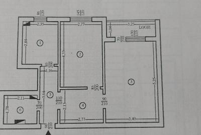 Apartament cu 2 camere decomandat în Dacia