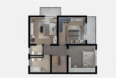 Casa individuala la cheie la pret de apartament, 150mp utili, teren 530mp,cartie - 6