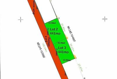 Teren Construcții intravilan de 1246 mp, în Odăi