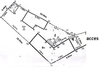 Lacul Tei, teren 162mp, cu casa demolabila / renovabila, forma neregulata
