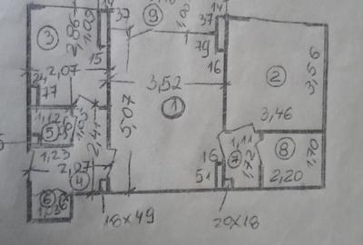 2 camere — 50 mp utili — Cantemir — excelent pentru investiție / renovare - 5