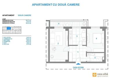 Mutare imediata, 2 camere D, bloc nou, finisaje premium - 2