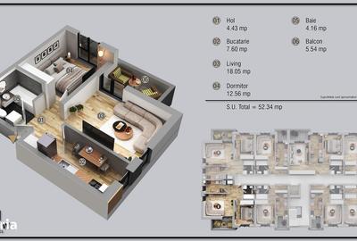 Apartament cu 2 camere decomandat în Militari - 3