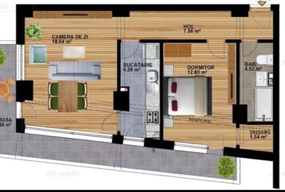 Apartament 2 camere Vitan Plaza | Balcon 18mp | Bloc 2021 - 11