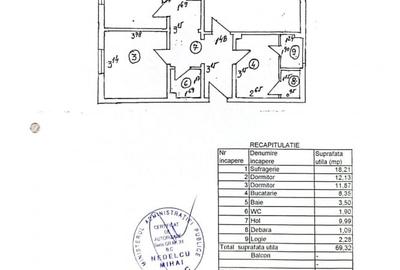 Apartament cu 3 camere decomandat, mobilat în Semicentral - 15