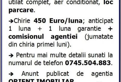 Apartament cu 2 camere decomandat în Inel I