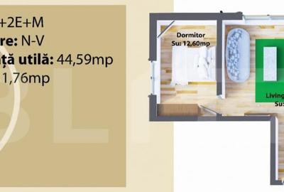 Apartament cu 2 camere decomandat în Central