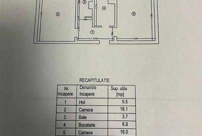 Apartament 2 camere, etajul 1- CUG, Banca BRD - 1