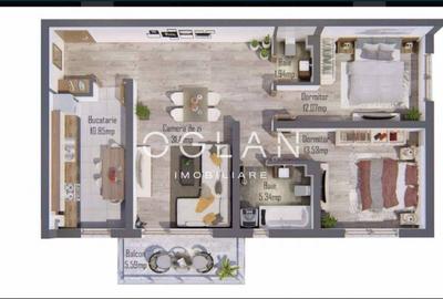 Apartament 3 cam, etaj 2 cu pod , Selimbar, COMISION 0% - 17
