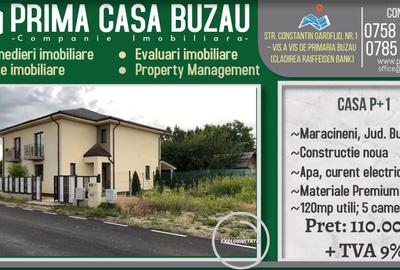 Casă cu 4 camere în Mărăcineni