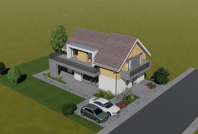 Teren intravilan cu proiect , autorizatie de constructie si fundatie in zona spi - 2
