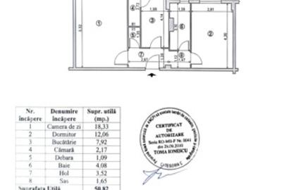 Apartament cu 2 camere decomandat în Tineretului - 8