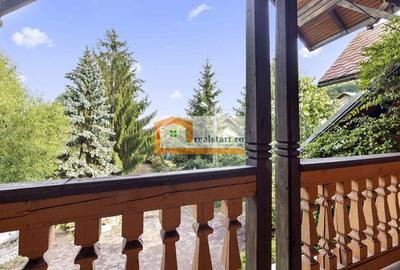 Breaza, Vedere Padure, 5000mp teren, D+P+1E+M, semineu, foisor - 33