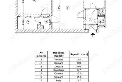 Apartament cu 2 camere semidecomandat în Iancului - 1