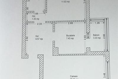 Decomandat Etaj 1 cu 2 Balcoane zona Soarelui - 2
