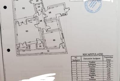 Apartament cu 3 camere semidecomandat în Universitate - 10