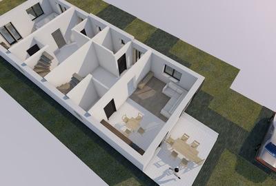 1\2 Duplex Utvin P+E,4Camere,2 Bai,Toate Utilitatile - 13