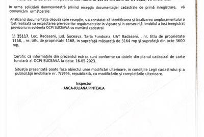 Teren de 3164 mp, în Rădășeni - 4