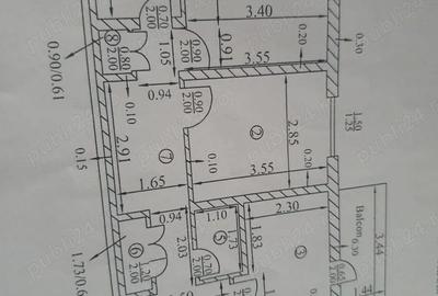 Apartament cu 3 camere decomandat în Central - 4