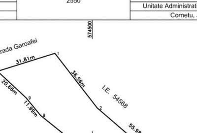 Teren de 2550 mp, în Cornetu - 3