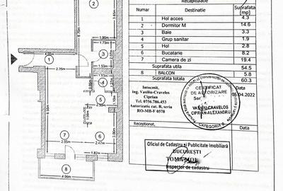 Apartament cu 2 camere, mobilat în Aviației - 15
