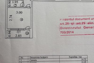 Apartament cu 4 camere semidecomandat în Militari