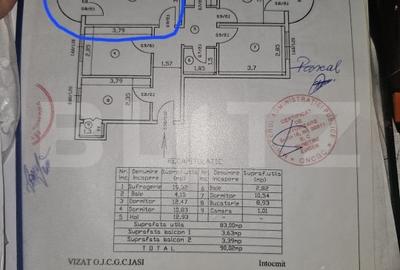 Apartament 4 camere , Rond Pacurari , 90 mp , Mobilat modern , Confort premium - 9