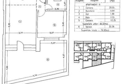 Apartament cu 2 camere semidecomandat, mobilat în Ultracentral - 8
