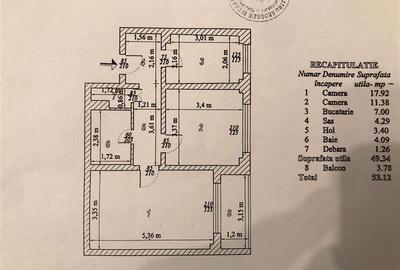 Teiul Doamnei, apartament 2 camere decom parter bloc 1982