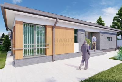 Casă individuală cu 4 camere cu Canalizare în Tunari