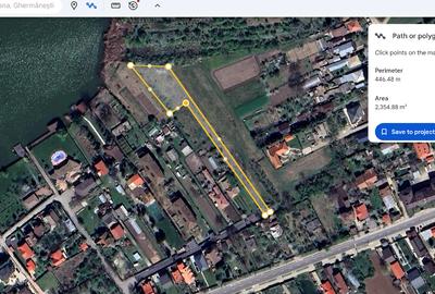 Teren agricol intravilan de 2200 mp, în Ghermănești