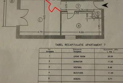 Apartament cu 2 camere decomandat în Nord - 2