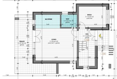 Casă cu 4 camere în Central - 3
