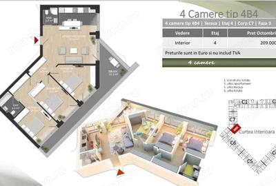 Apartament 4 camere spa?ios, Sector 1, amenajat, comision 0% - 8