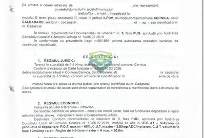 Teren Construcții intravilan de 2211 mp, în Cernica - 7