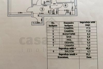 Apartament cu 2 camere decomandat, mobilat în Mazepa 2 - 9