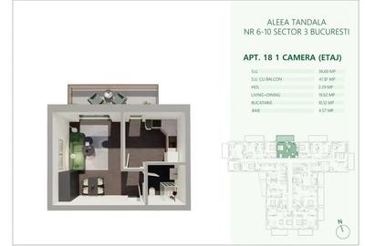 Garsoniera spatioasa | Pozitionare Excelenta| Pret Promotional - 4