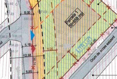 Teren de 858 mp, în Făget