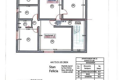 Apartament cu 2 camere în Micro 17