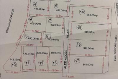 Teren Construcții intravilan de 400 mp, în Central - 1