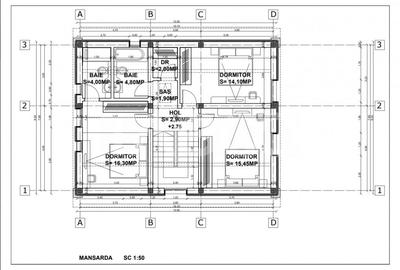 Casa de vanzare 4 camere 3 bai 119 mp cu teren 470 metri in Talmaciu - 16