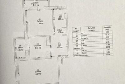 Apartament la et1 zona linistita,2 cam - 12
