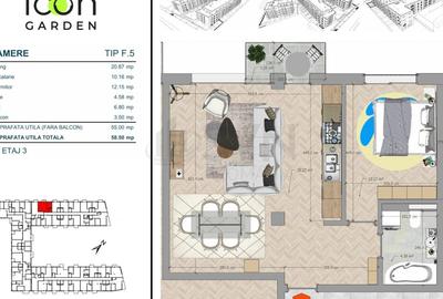 REA1024629 Mosilor 2 Camere Modern - 2