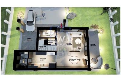 Casă single modernă, eficientă energetic și curte generoasă - 2