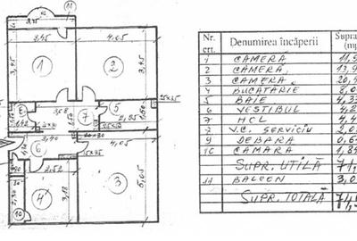 Apartament cu 3 camere decomandat, mobilat în Brâncoveanu - 23