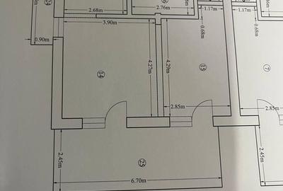 Duplex cu 4 camere cu Canalizare în Vest - 9